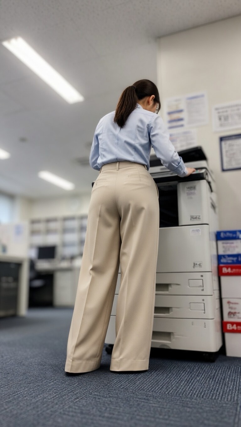 新卒の後ろ姿　デッッ！