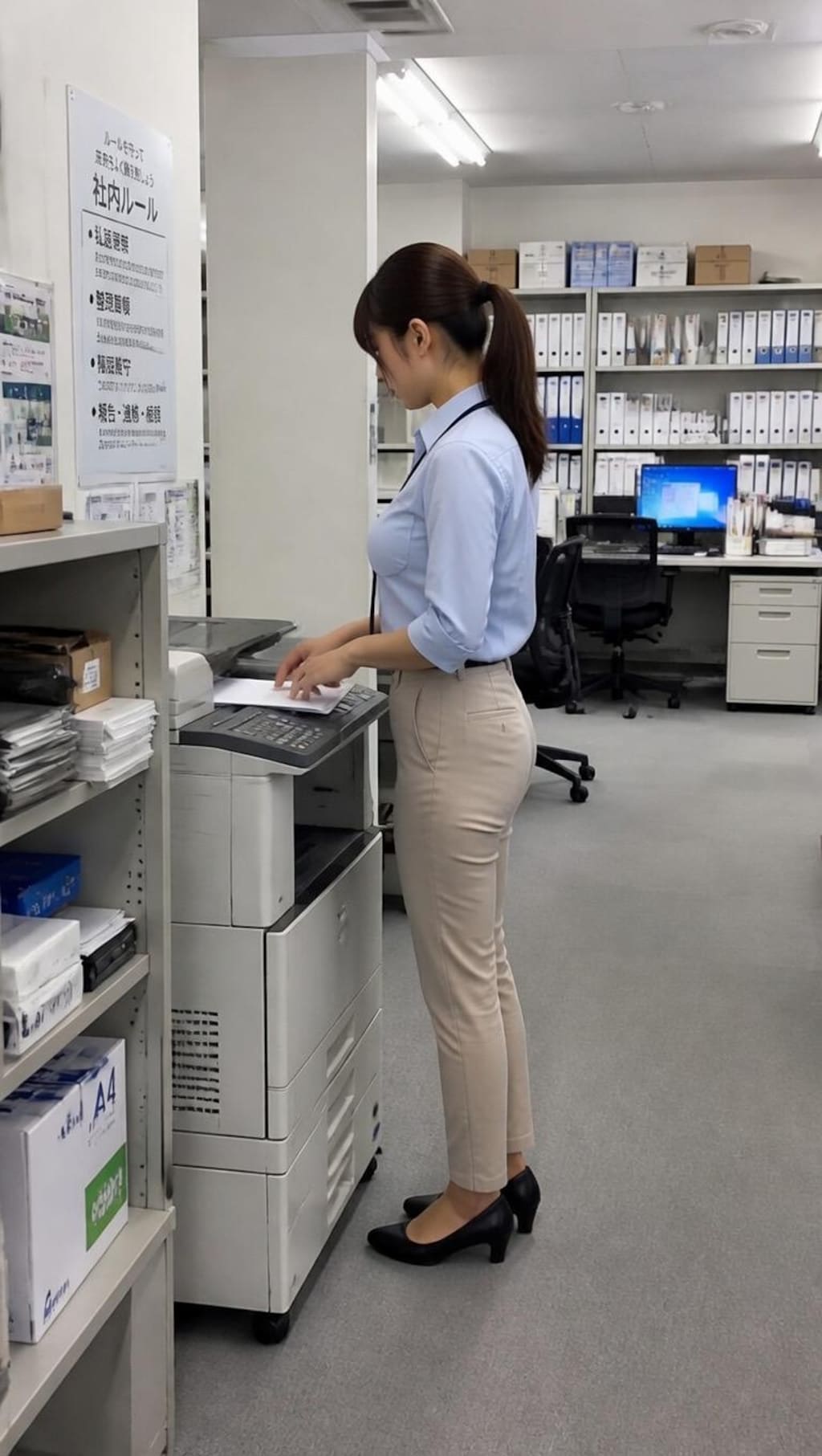 新卒の後ろ姿　デッッ！