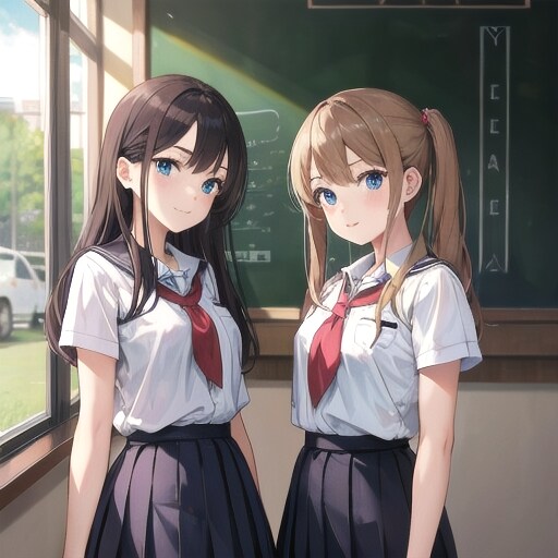 女子高生 | の人気AIイラスト・グラビア