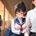 性癖   未使用イラスト⑭   露出編　 ～　放課後　～ 7枚目