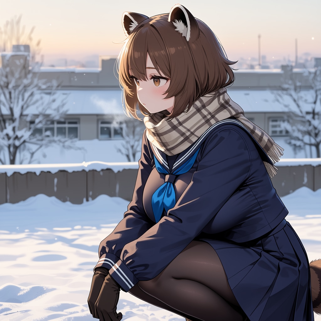 冬服タヌキ
