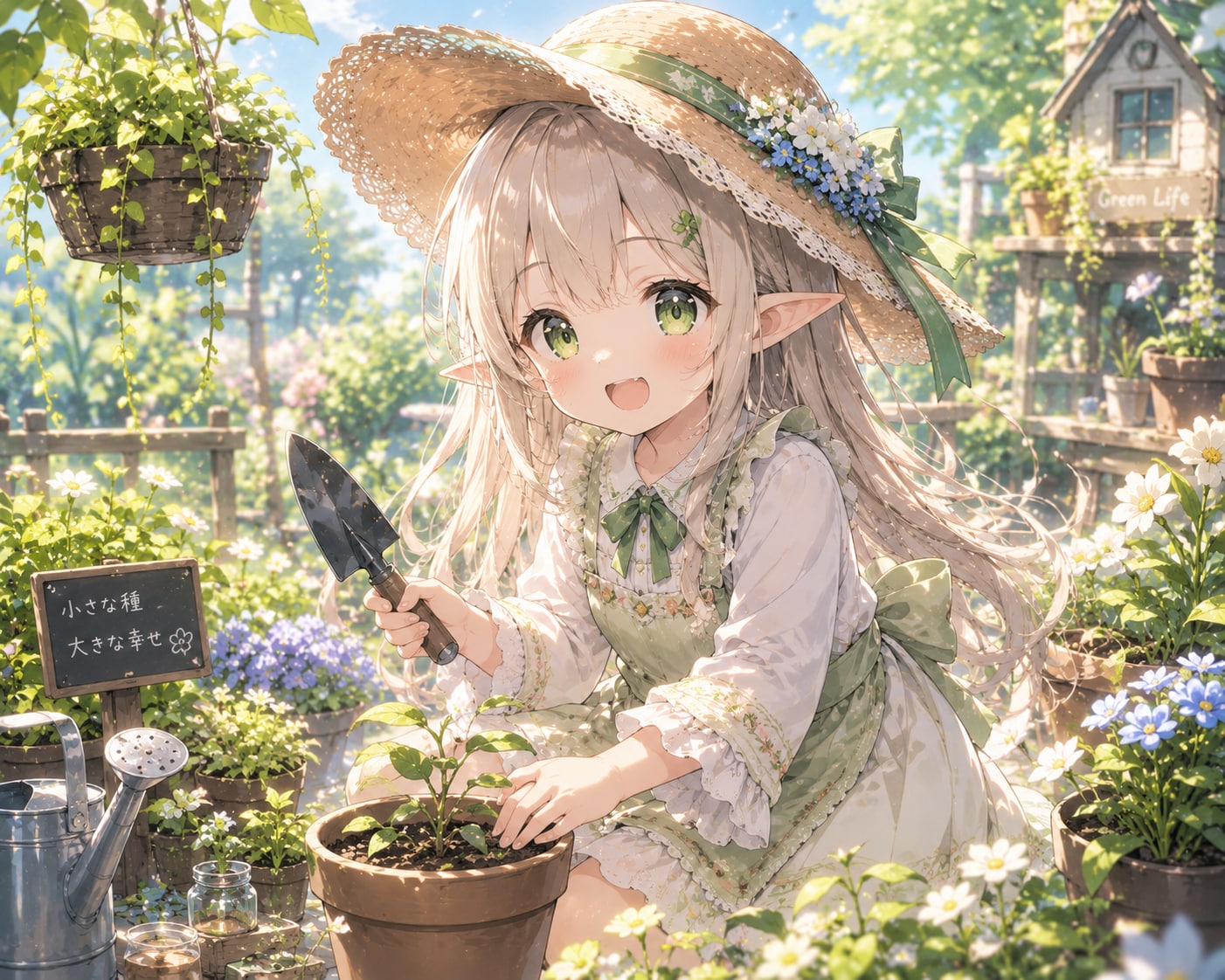 小さな園芸の幸せ | の人気AIイラスト・グラビア