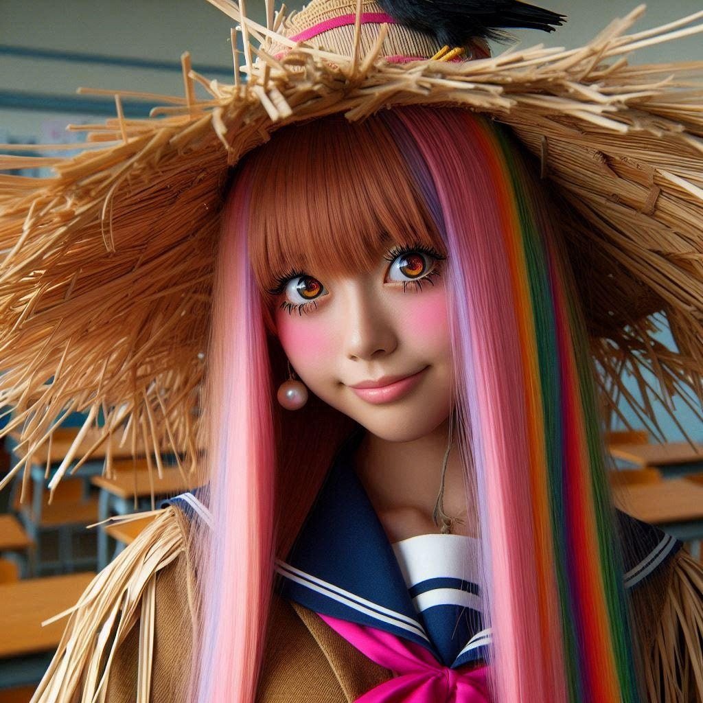 案山子のマイちゃん