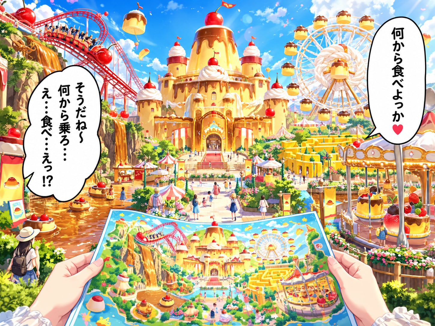 プリンの日🍮 | の人気AIイラスト・グラビア