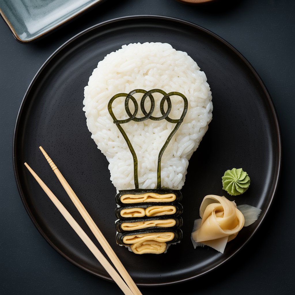 電球っぽい日本料理 | の人気AIイラスト・グラビア