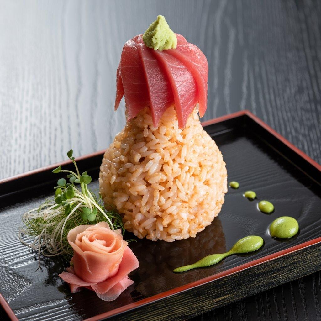 電球っぽい日本料理