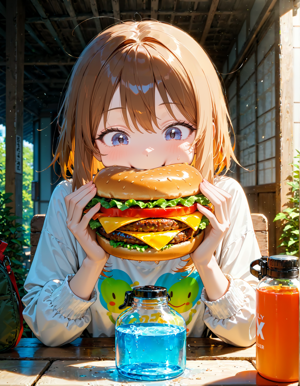 今日はテリヤキバーガーの日。水分補給の日　その２