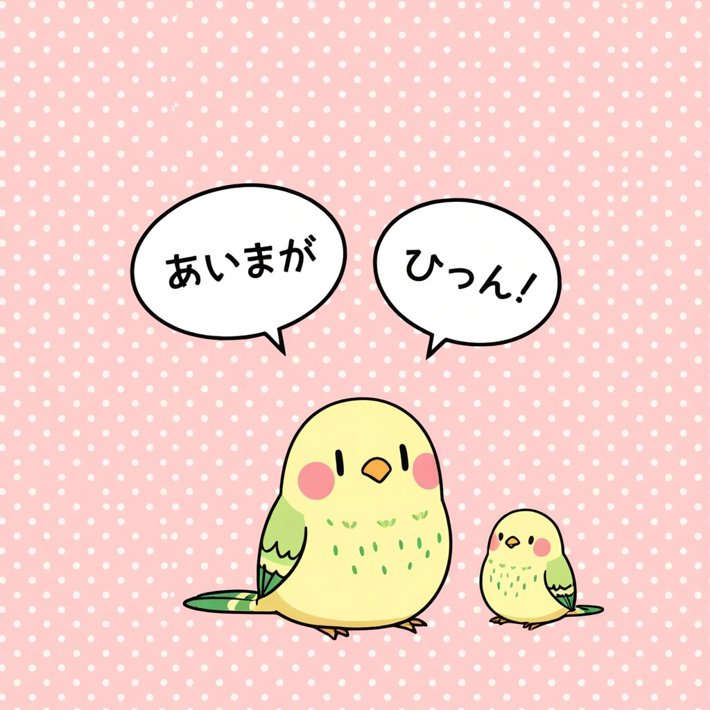 気まぐれインコ集