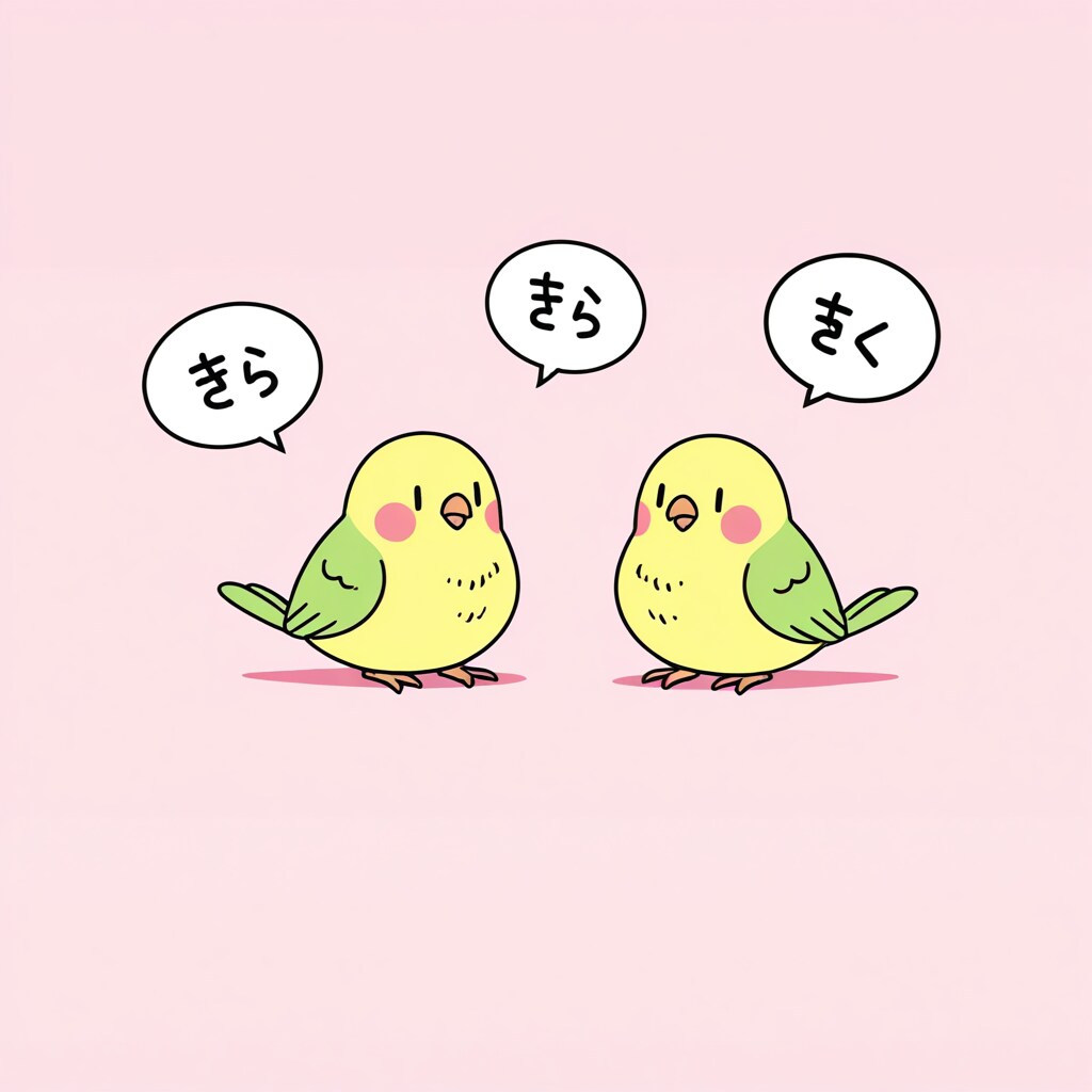 気まぐれインコ集