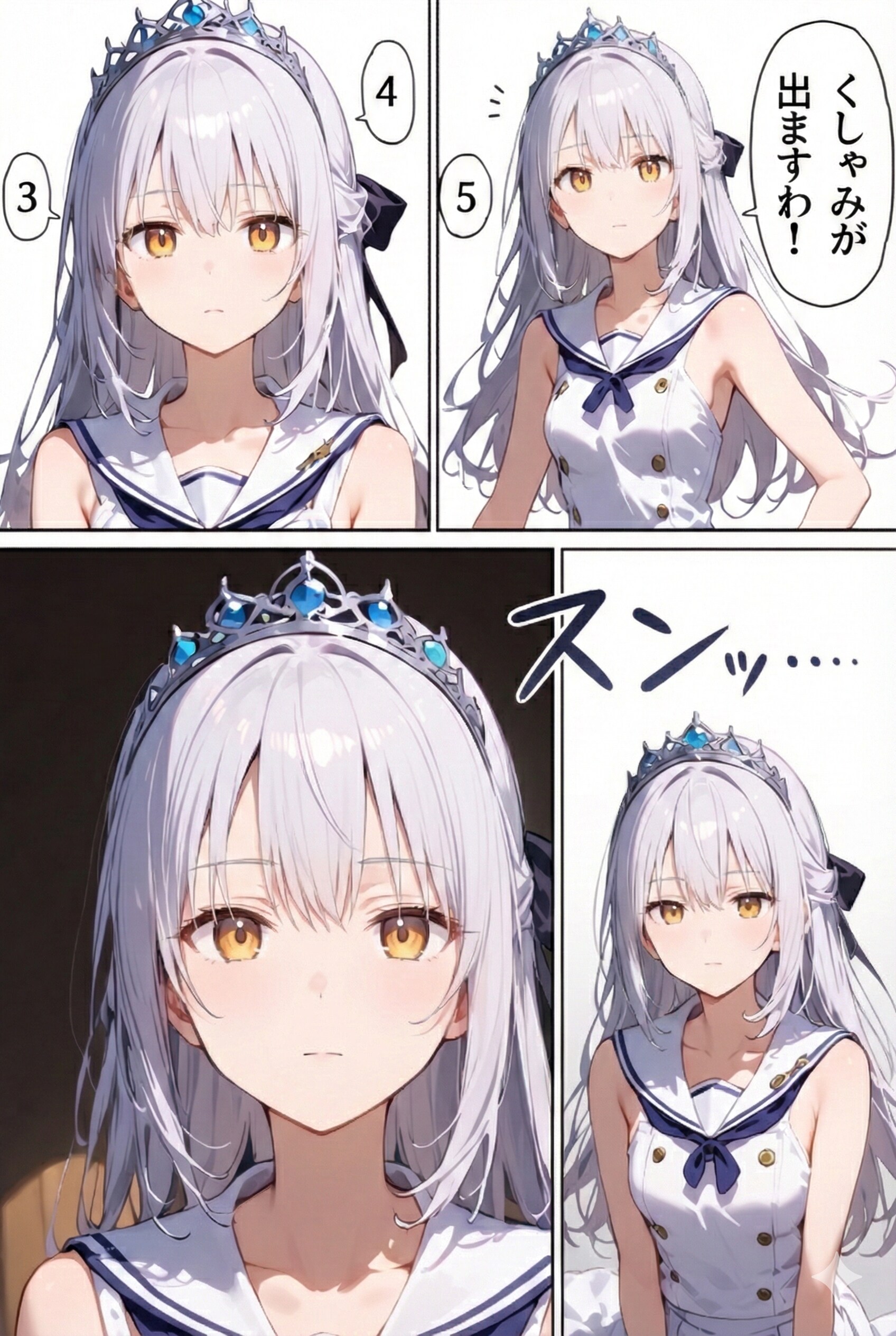 ⑤ 出そうになって急に止まる
