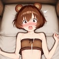こぐまちゃんと蜂蜜を舐め合いっこ 5枚目