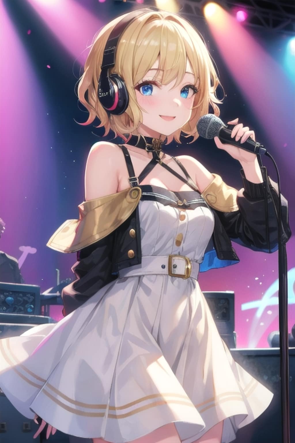 アイドルのステージ