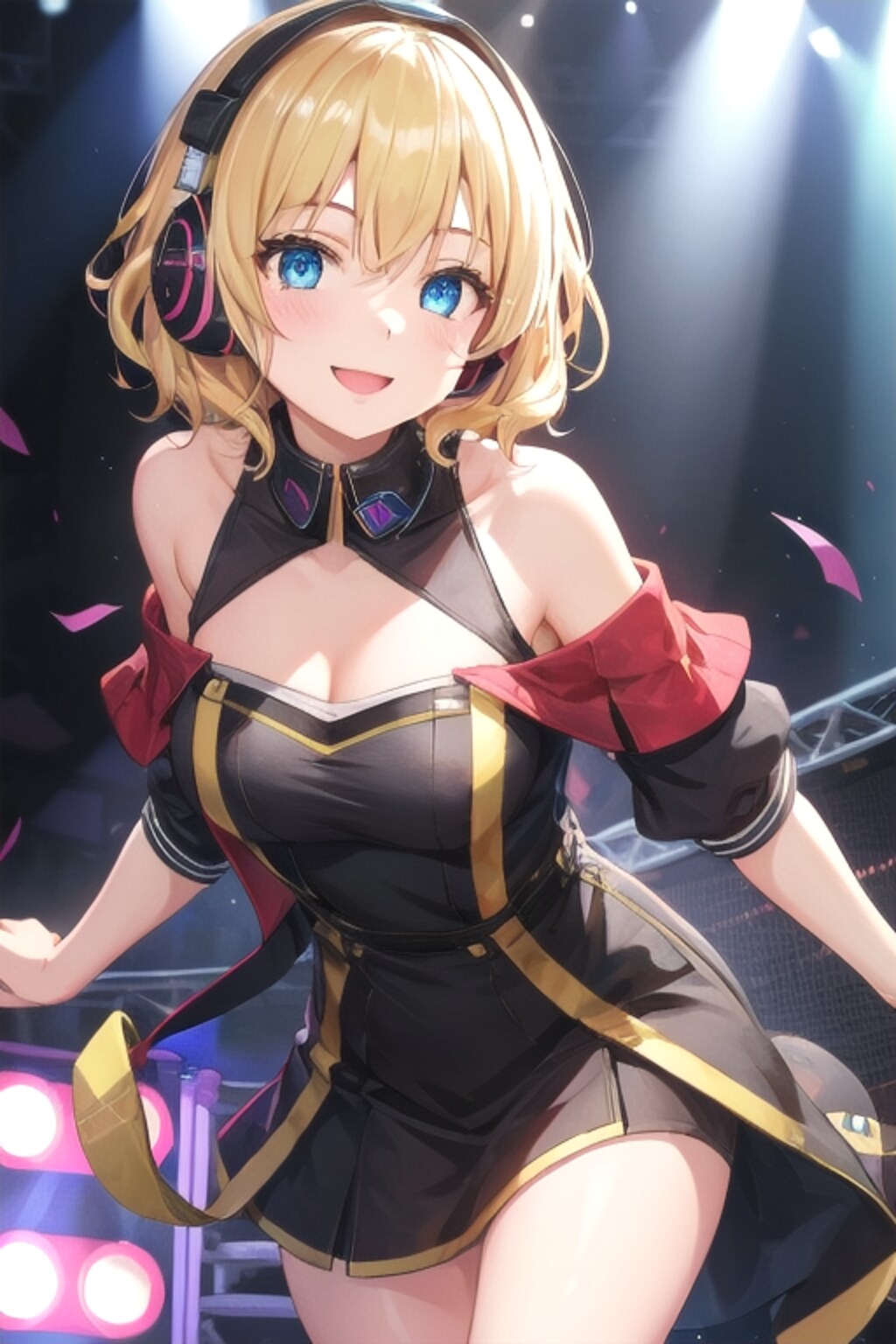 アイドルのステージ