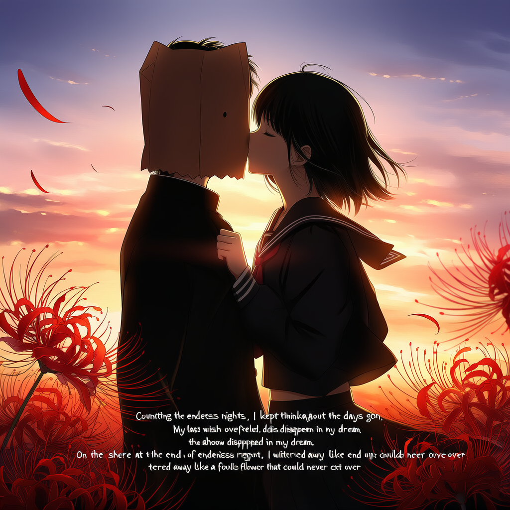 紙袋ごしにキスをして・・・