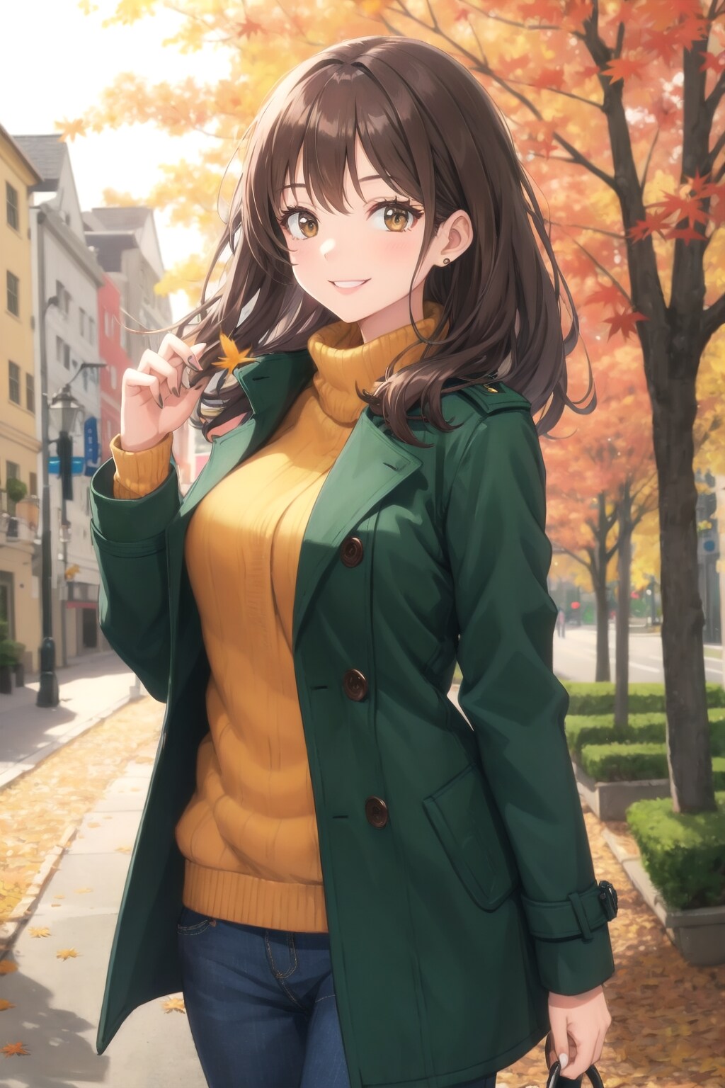 ピーコートの女性 26歳