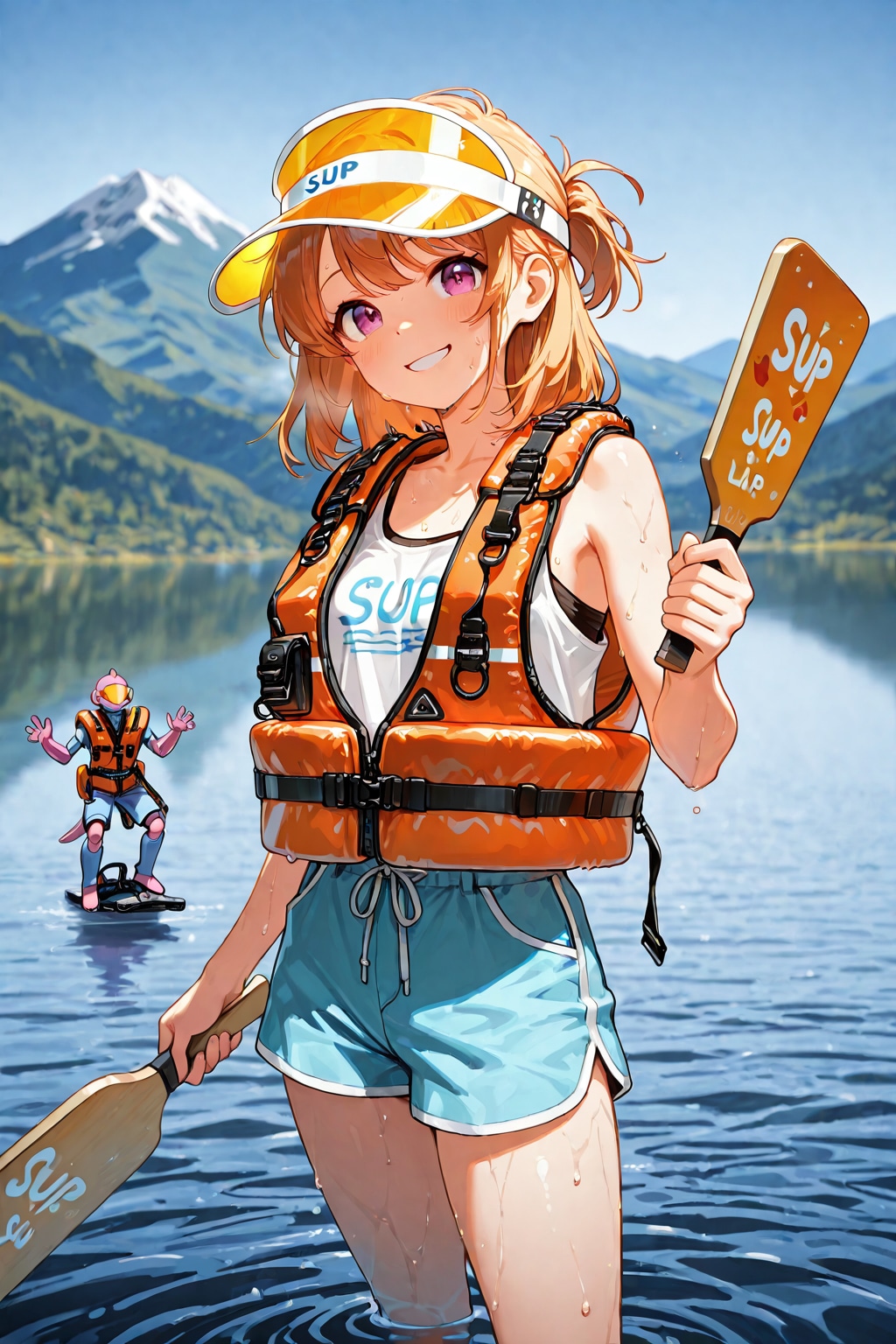 湖でアウトドア(失敗)🛶💧