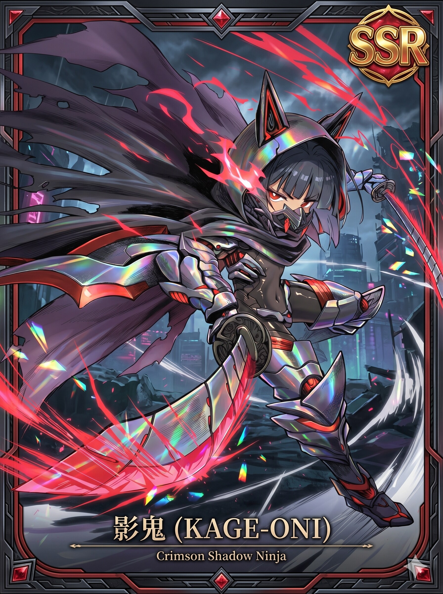メカ猫忍たちのSSR武装