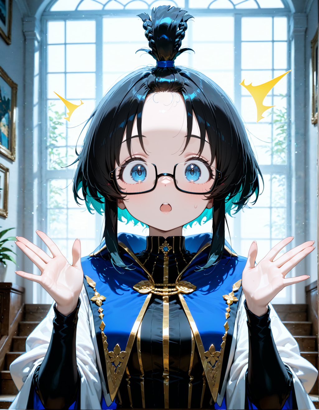 器用な編み込みだね！