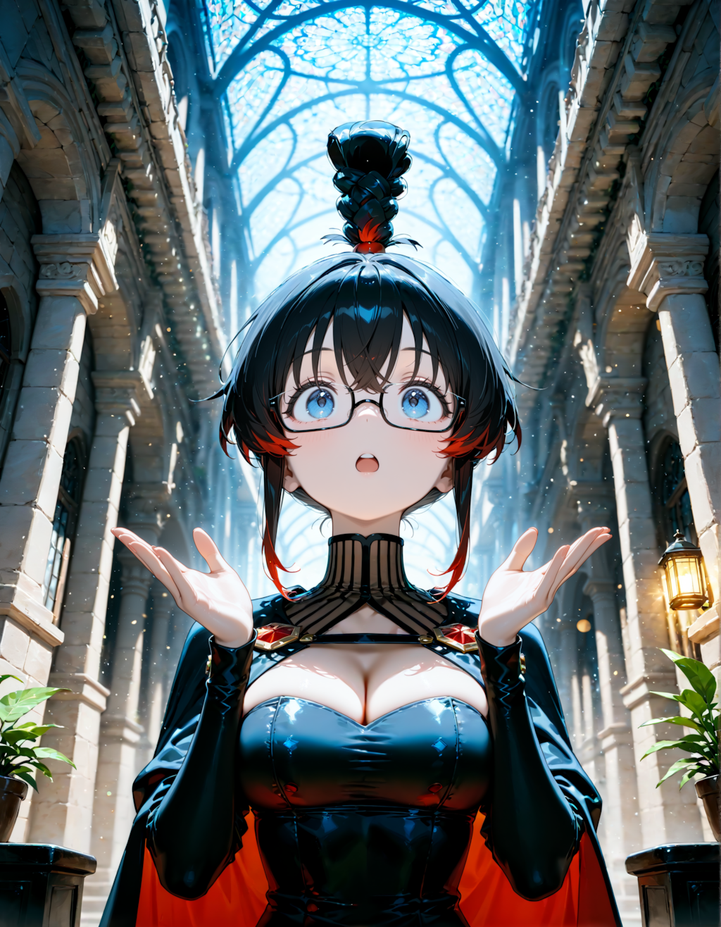 器用な編み込みだね！