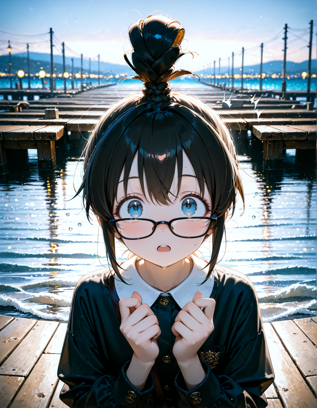 器用な編み込みだね！