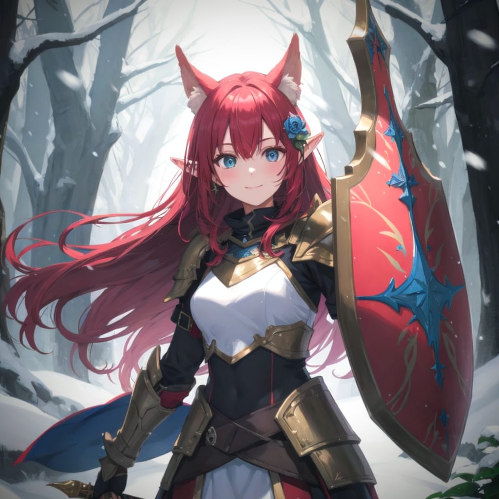 また雪が降り出した…先を急ごう！