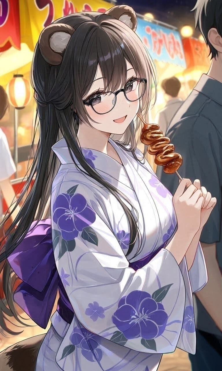 茜さん夏祭りへ | の人気AIイラスト・グラビア