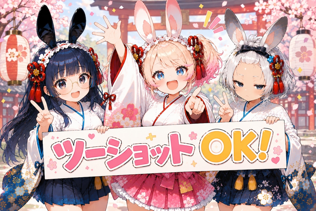ツーショットOKでふ