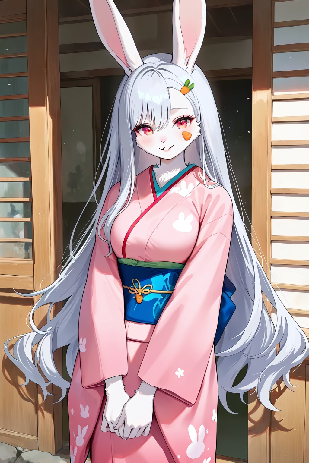 和装兎 | の人気AIイラスト・グラビア