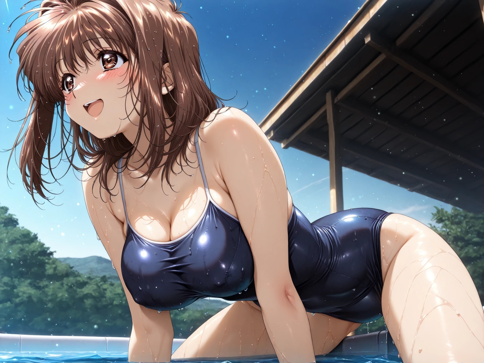 水着の河〇理恵