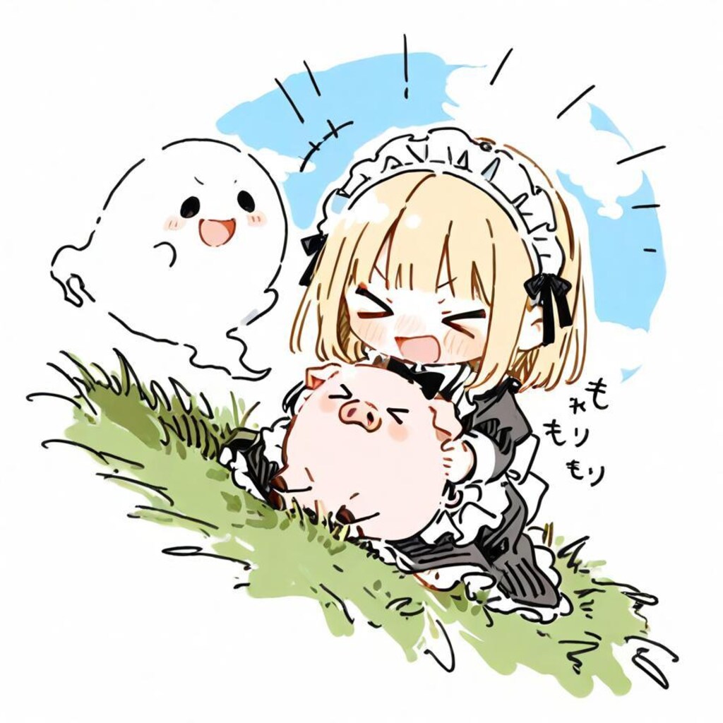 ✨( >ω<)🐷 👻✨