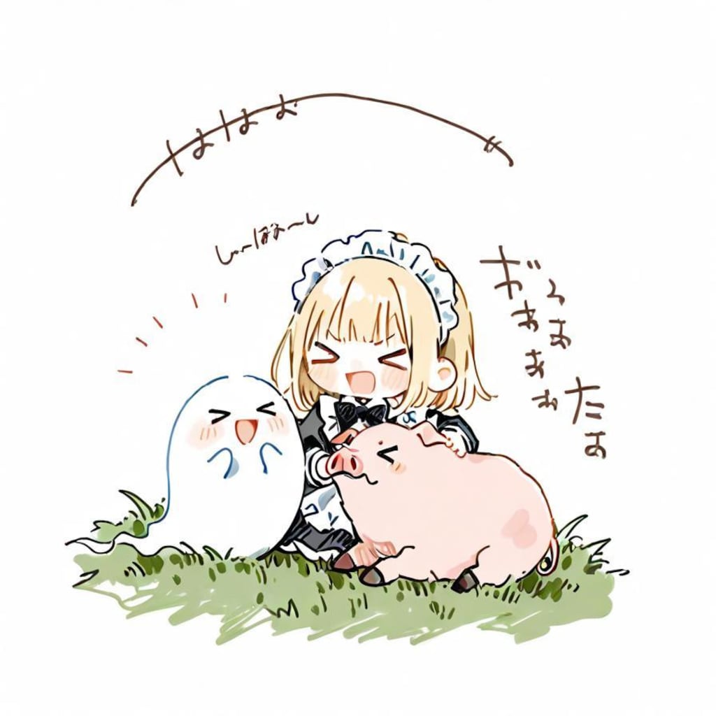 ✨( >ω<)🐷 👻✨