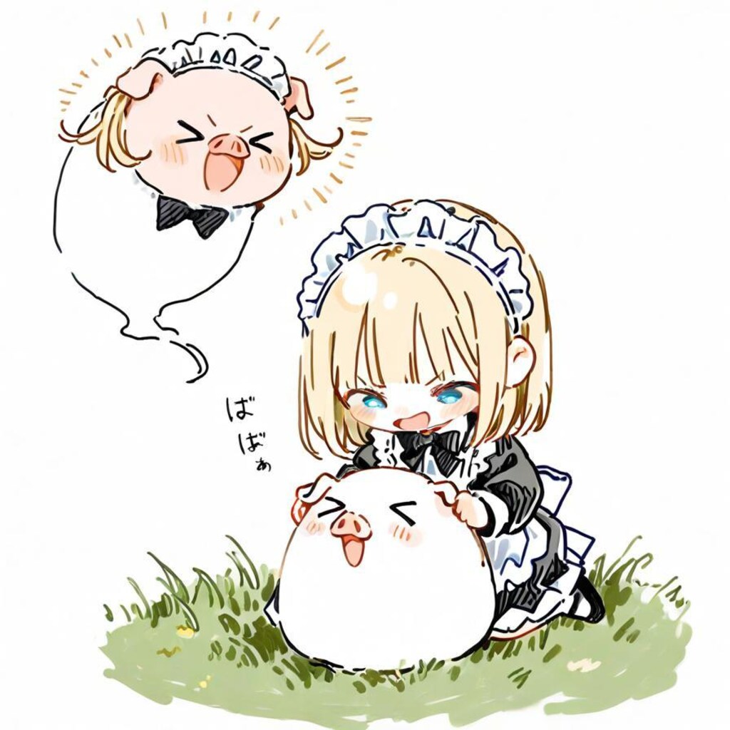 ✨( >ω<)🐷 👻✨