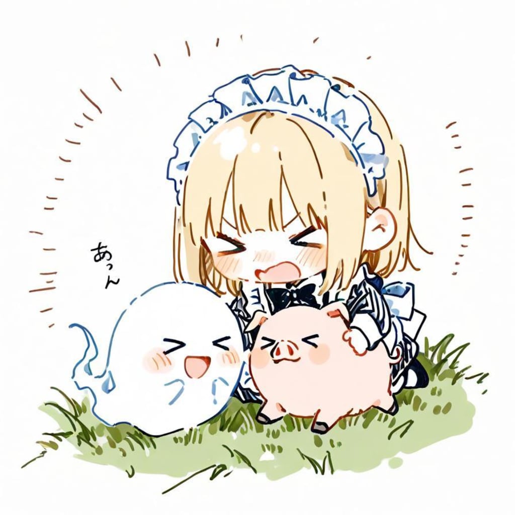 ✨( >ω<)🐷 👻✨