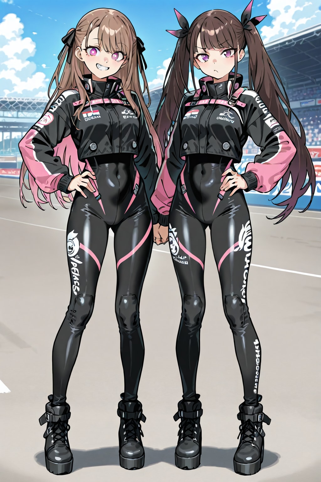 レーシングスーツ娘