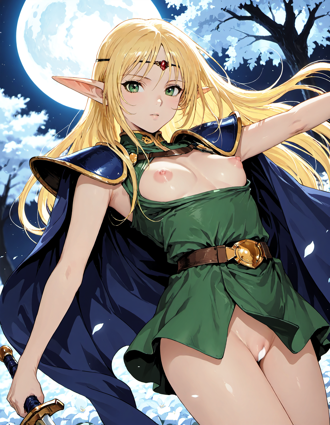 おっぴろげハイエルフ