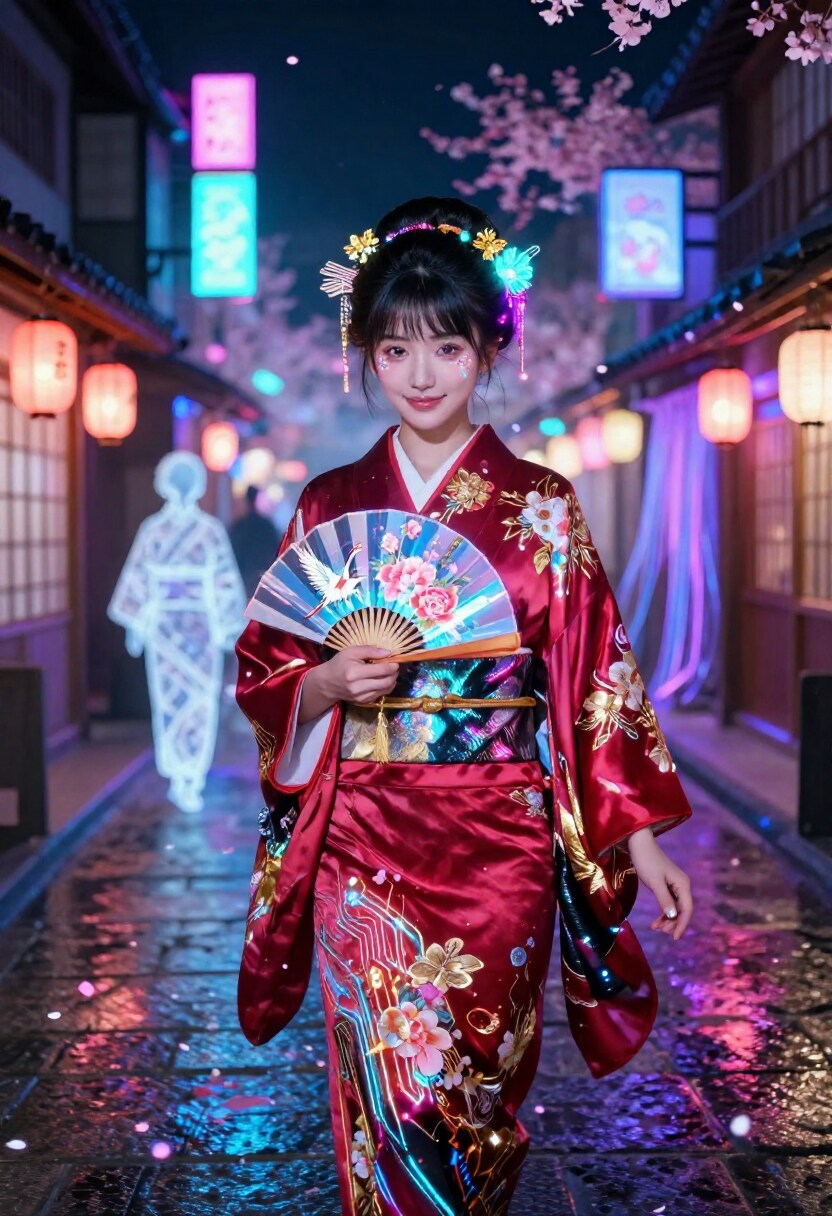 cyber neon style | の人気AIイラスト・グラビア