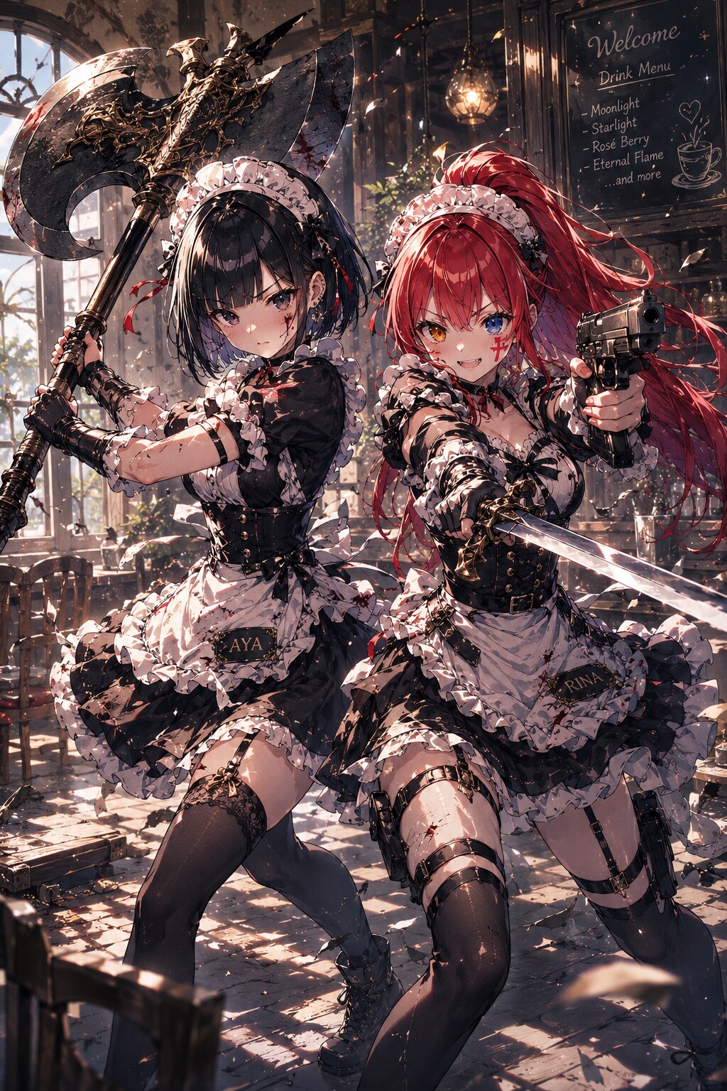 闘うメイドさん