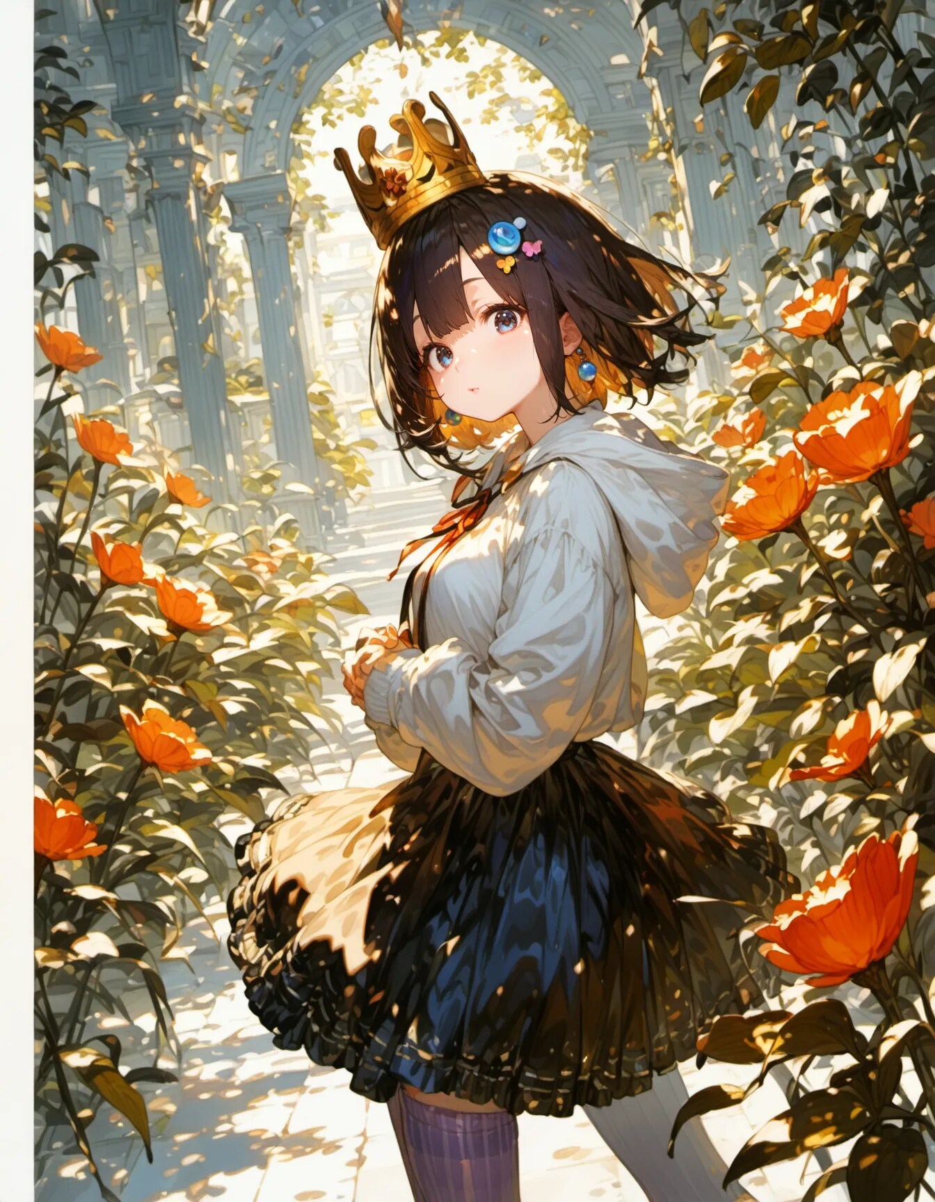 The Crowned Girl of Forgotten Ruins | の人気AIイラスト・グラビア