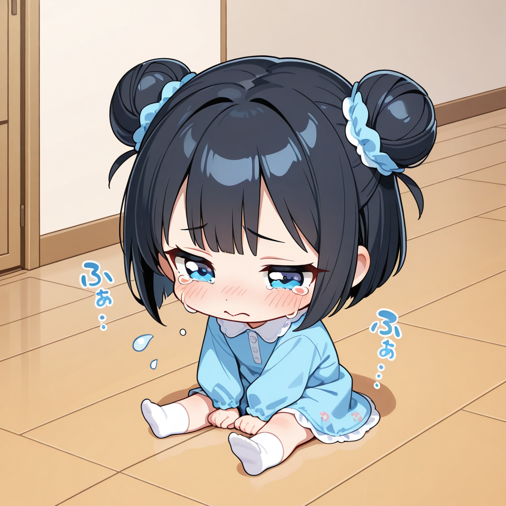 あれ？ちーちゃんってお団子ヘア似合うんじゃない？😅