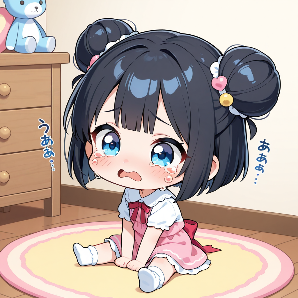 あれ？ちーちゃんってお団子ヘア似合うんじゃない？😅