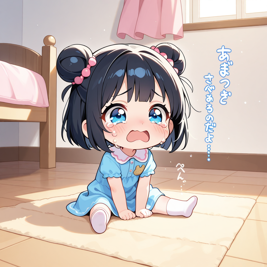 あれ？ちーちゃんってお団子ヘア似合うんじゃない？😅