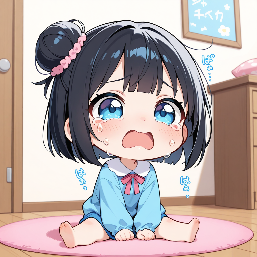 あれ？ちーちゃんってお団子ヘア似合うんじゃない？😅
