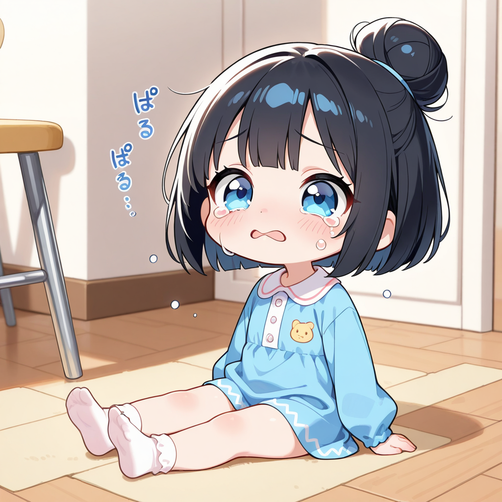 あれ？ちーちゃんってお団子ヘア似合うんじゃない？😅