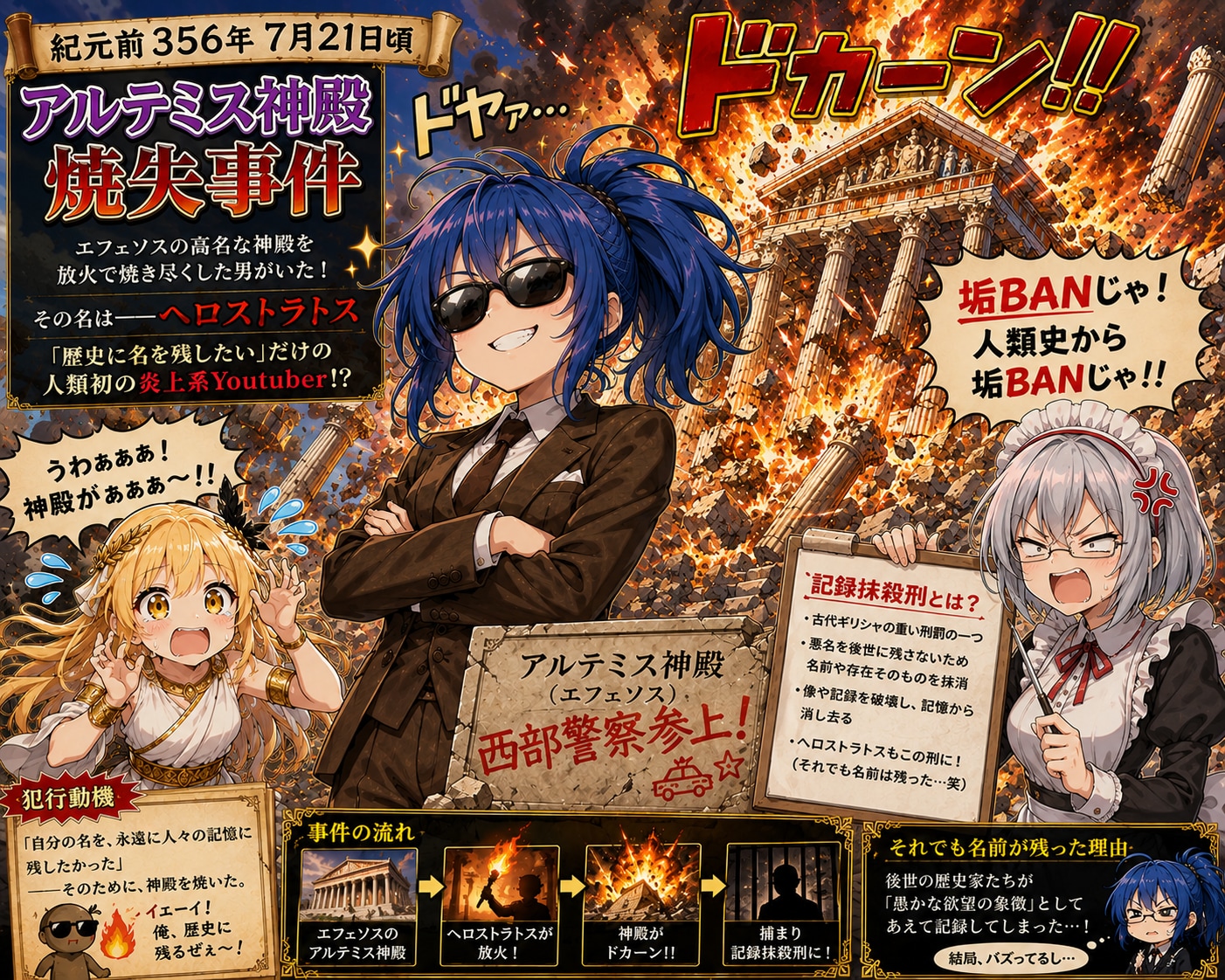 7月20日はアルテミス神殿炎上案件の日🔥