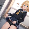認識変換によりたくし上げしている女の子（V4B） 4枚目