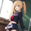 認識変換によりたくし上げしている女の子（V4B） 7枚目