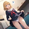 認識変換によりたくし上げしている女の子（V4B） 10枚目