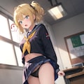 認識変換によりたくし上げしている女の子（V4B） 2枚目