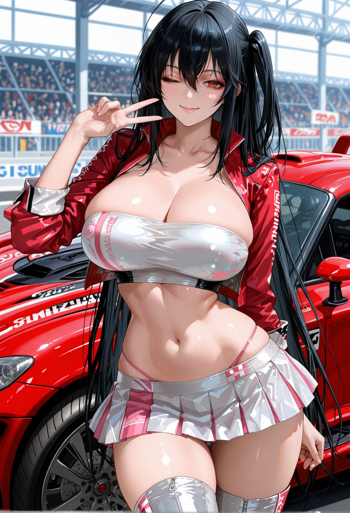 アズールレーンの大鳳ちゃん（レースクイーン＆競泳水着）