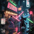 ネオン街の対決 3枚目